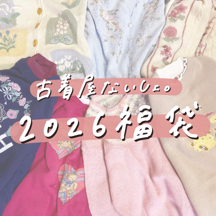 🎀古着屋ないしょ。福袋2026🎀(古着7点＋限定小物セット)