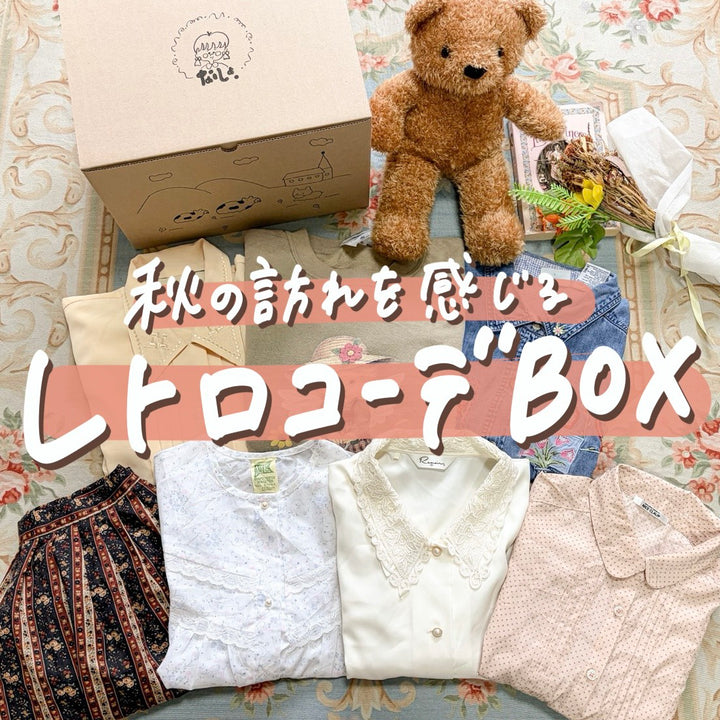~秋の訪れを感じる~レトロコーデBOX