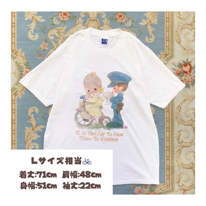 【GWキャンペーン】自転車でおでかけするおんなのこのTシャツ